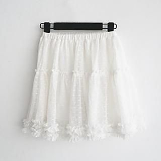 Polaris Mesh A-Line Skirt