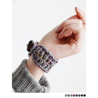 PINKROCKET Colored Knit Bracelet