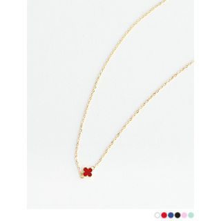 PINKROCKET Colored Clover Necklace