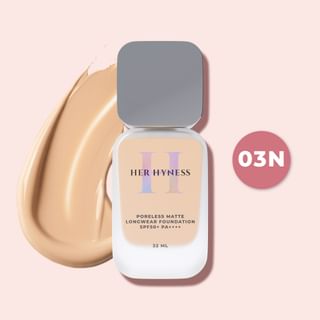 HER HYNESS - Poreless Matte Longwear Foundation SPF 50+ PA++++ 03N Fair Neutral