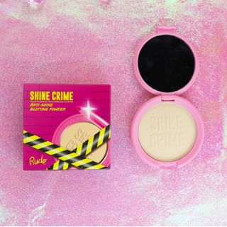 Rude Cosmetics - Shine Crime Anti-Shine Blotting Powder - 2 Colors Natural - 8.5G