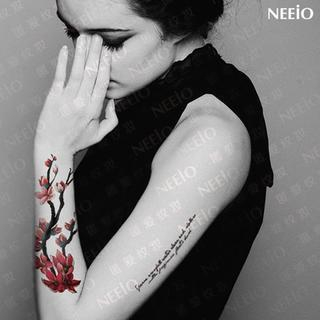 Neeio Waterproof Temporary Tattoo (Plum Blossom) 1 sheet