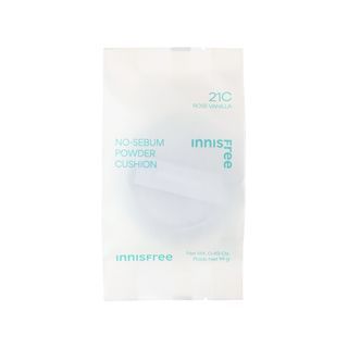 innisfree - No-Sebum Powder Cushion Refill Only - 5 Colors 2023 Version - #21C Rose Vanilla