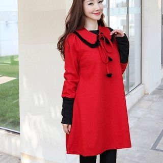 XINLAN Long-Sleeve Dress