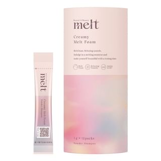 Kao - Melt Creamy Melt Foam Powder Shampoo 12 pcs