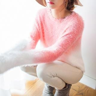 chuu Ombr  Furry Sweater