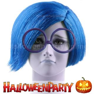 Party Wigs HalloweenPartyOnline - Sadness (Inside Out) Blue - One Size