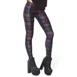 Omifa Printed Leggings Multicolor - One Size