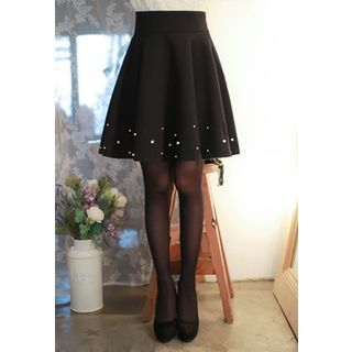 MyFiona Faux-Pearl Detail A-Line Skirt