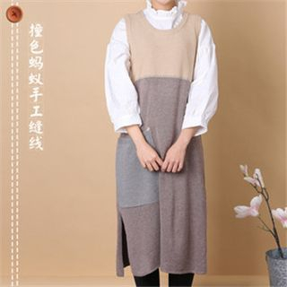 11.STREET Pocket Wool Blend Dress