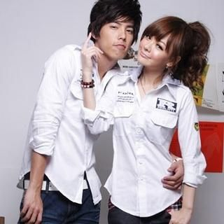 Long-Sleeve Appliqu  Shirt