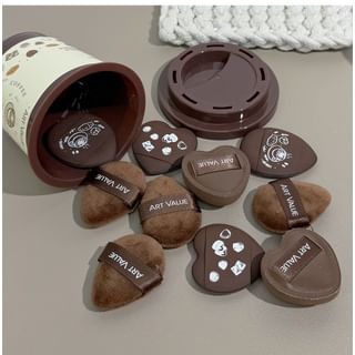 Art Value - Mini Borla para Polvo Estilo Grano de Café