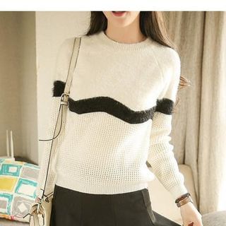 Soft Luxe Color-Block Sweater