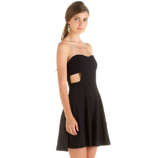 YesStyle Z Cut Out Strapless Dress