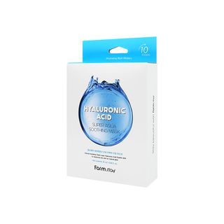 Farm Stay - Hyaluronic Acid Super Aqua Soothing Mask Set 25ml x 10 sheets