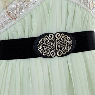 Carolle 8 Retro Faux Leather Belt