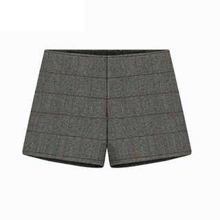 LITI Check Woolen Shorts