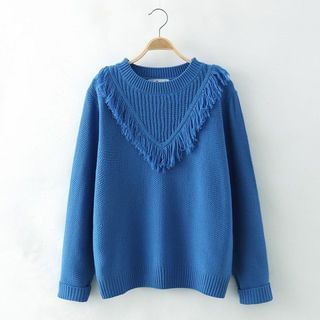 Aigan Fringed Sweater