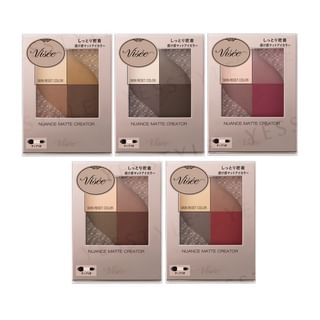 Kose - Visee Nuance Matte Creator Eyeshadow 002 Handsome Red