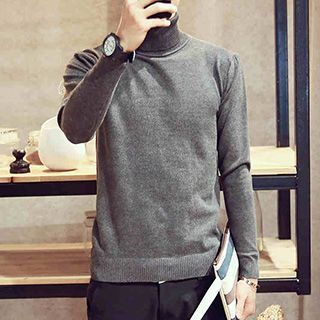 Blueforce Long-Sleeve Turtle Neck Knit Top