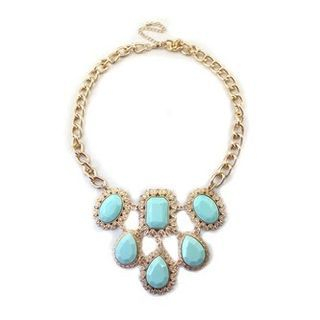 KELA Set: Gemstone Earring + Gemstone Necklace