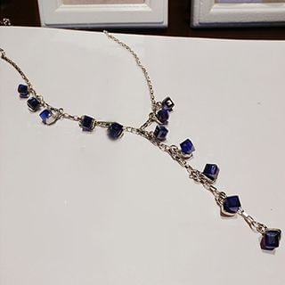 maxine Crystal Drop Necklace