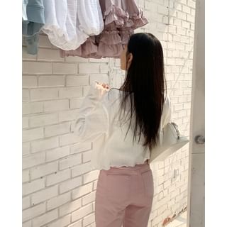 Pointelle Knit Cardigan & Camisole Set