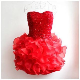 Daina Strapless Sequined Ruffle Cocktail Dress
