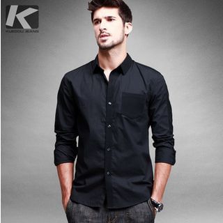 Quincy King Panel Long-Sleeve Shirt