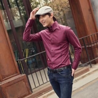 Button-Down Check Shirt