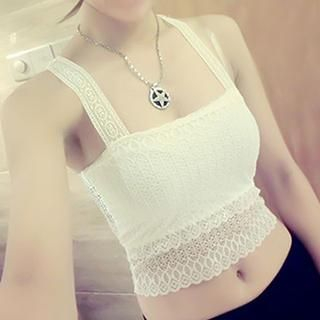 camikiss Lace Crochet Camisole