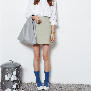 Porta Plain A-Line Skirt