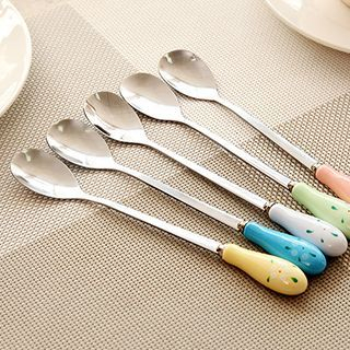 SunShine Stainless Steel Ceramic Handle Spoon