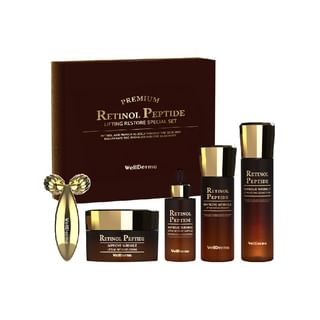 Wellderma - Premium Retinol Peptide Lifting Restore Special Set 5 Pcs