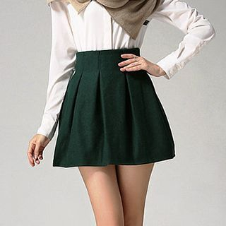 Fashion Street Pleated A-Line Skirt
