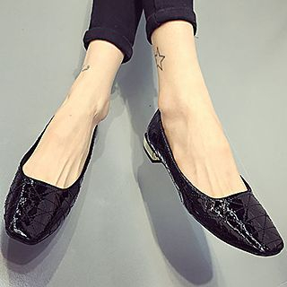 MXBoots Stitched Square Toe Flats