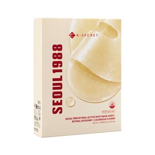 KSECRET - SEOUL 1988 Retinal Active Shot Mask Sheet : Retinal Liposome + Calendula Flower Set 25ml x 10 sheets