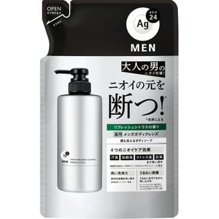 Shiseido - Ag Deo 24 Men Medicated Body Cleanse Refresh Citrus 420ml Refill