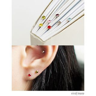 PINKROCKET Set of 7: Colored Earrings
