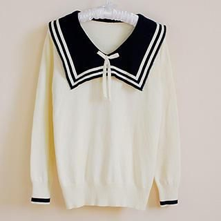 Skool Sailor Collar Sweater
