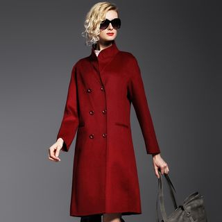 Y:Q Double Breasted Long Coat