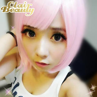Clair Beauty Cosplay - Short Costume Wig - Straight Pink - One Size
