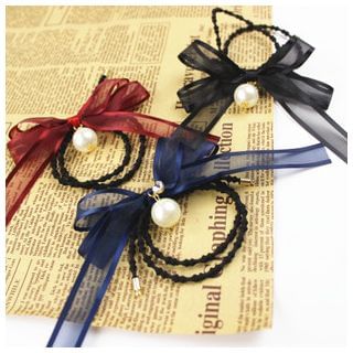 Cassia Bow Accent Hair Tie