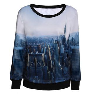 Omifa Printed Pullover As Figure Shown - One Size