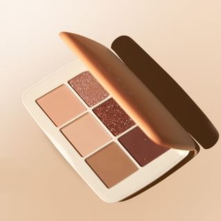 Sofea - Six-Color Exquisite Eyeshadow Palette - 2 Types 01# Sunset Disk - 9G