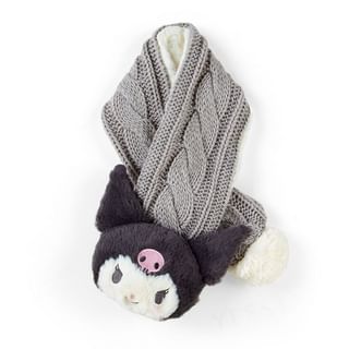 Kuromi Knit Scarf 1 pc