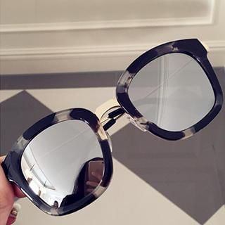 Ks Mixx Retro Round Mirrored Sunglasses
