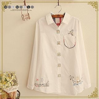 Maymaylu Dreams Rabbit Printed Blouse