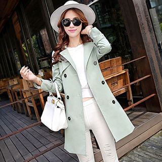 Romantica Double-Breasted Trench Coat