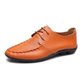 Taine Genuine Leather Lace Up Casual Shoes